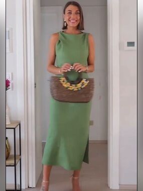 ZARA Linen Blend Dress